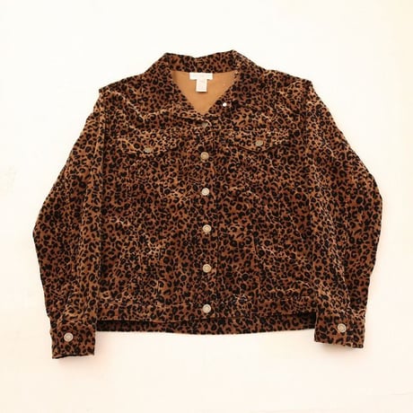 Leopard Trucker Jacket