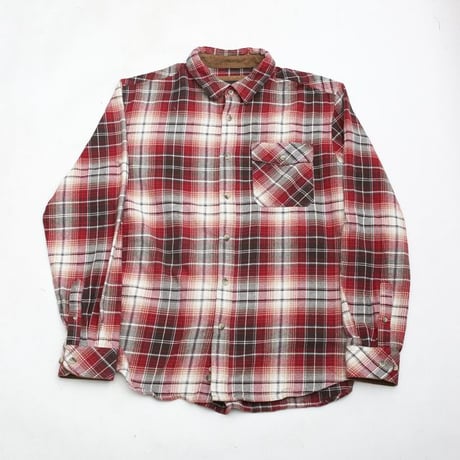 Ombre Check Flannel Shirt