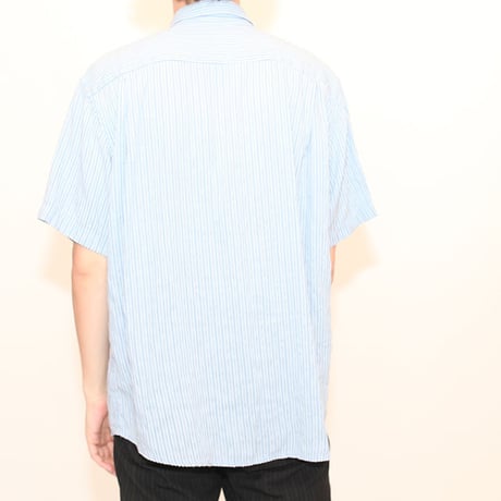 Rayon Stripe S/S Shirt