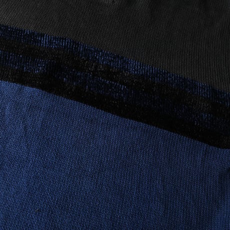 Cotton×Velvet  Knit Sweater