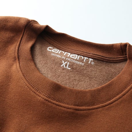 カーハート ポケット付きスウェット Carhartt Brown