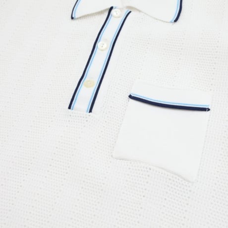 Euro Vintage Knit Polo Shirt