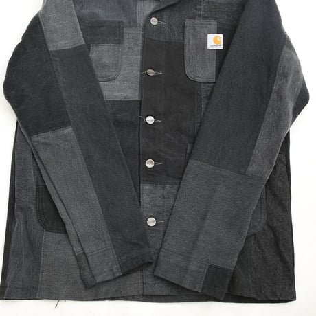Carhartt Patchwork Remake Black Denim Jacket