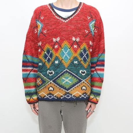 Vintage Hand Knit Sweater