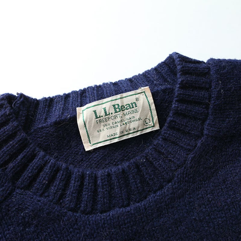 LL Bean エルボーパッチ付きセーター Vintage | Strato