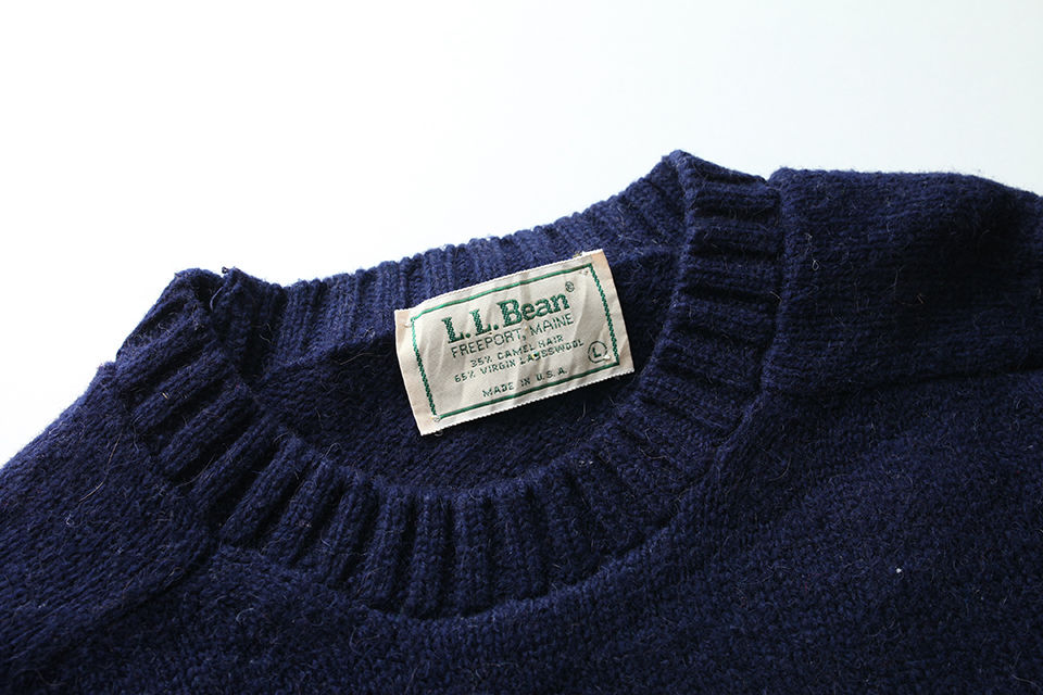 LL Bean エルボーパッチ付きセーター Vintage | Strato