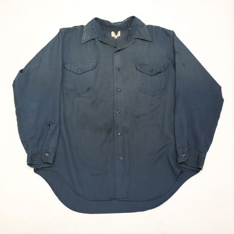 50's-60's Embroidery Work Shirt
