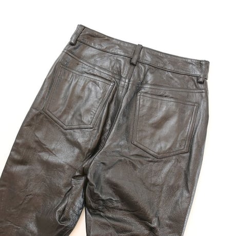 Wilsons Black Leather Flared Pants