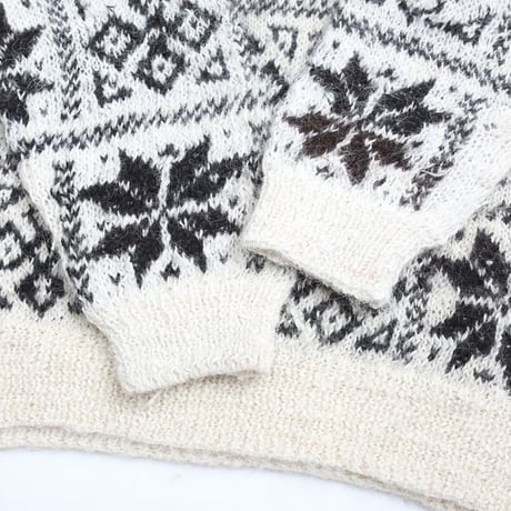 Nordic Pattern Knit Sweater