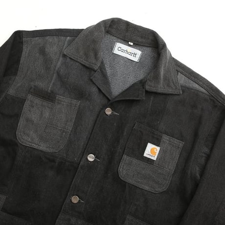 Carhartt Patchwork Remake Black Denim Jacket
