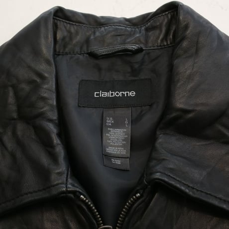 Claiborne Black Lambskin Jacket