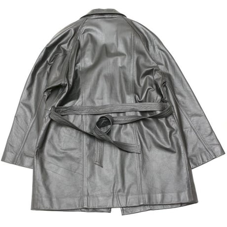 Black Leather Coat