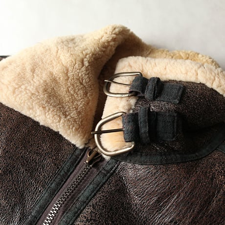B-3 Mouton Leather Jacket