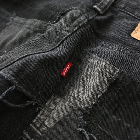 Levi's Patchwork Remake Black Denim Pants