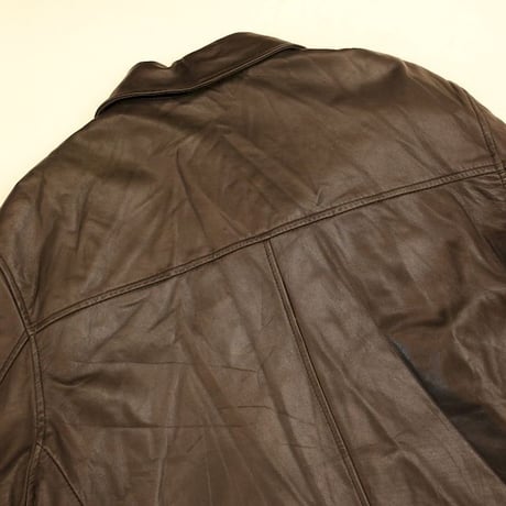 Black Lamb Leather Coat