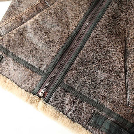 B-3 Mouton Leather Jacket