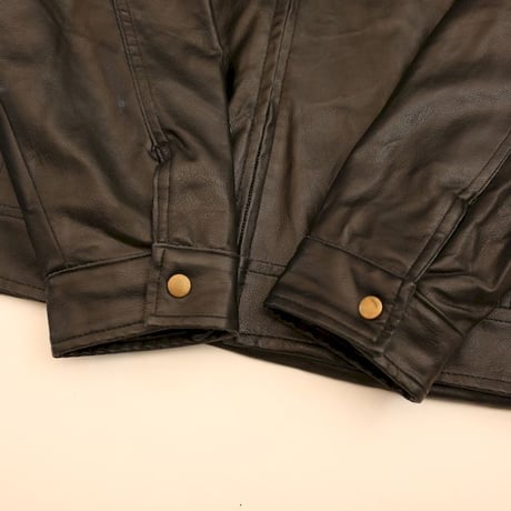 ARIZONA JEAN CO. PVC Leather Jacket