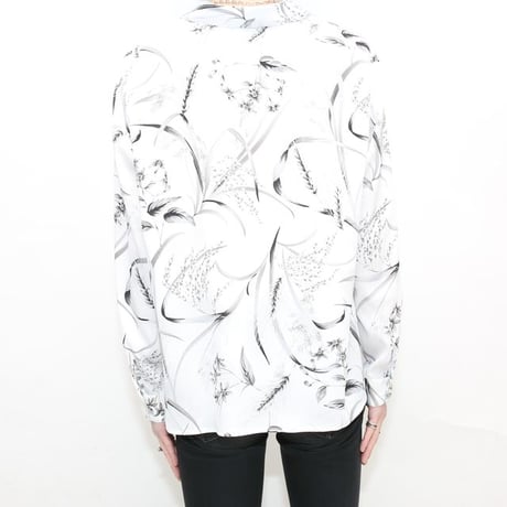 Open Collared Polyester L/S Shirt