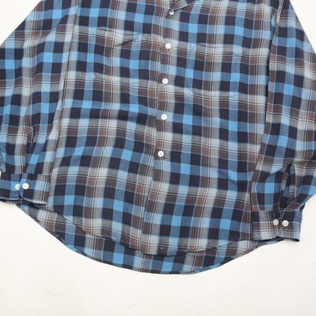 60s Open Collar Rayon Shirt