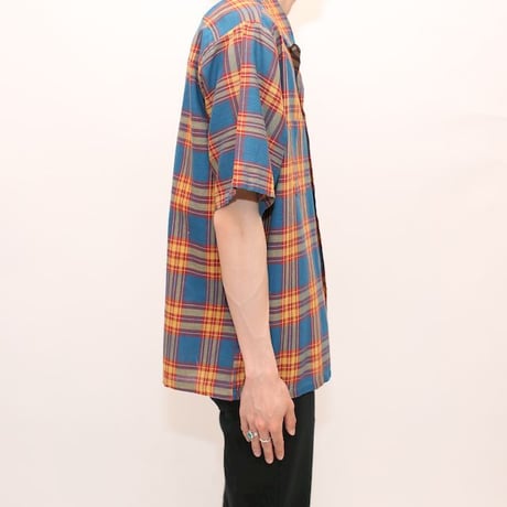 70's Plaza Square Checked S/S Shirt