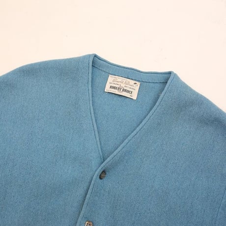 70's Arnold Palmer Alpaca × Wool Knit Cardigan