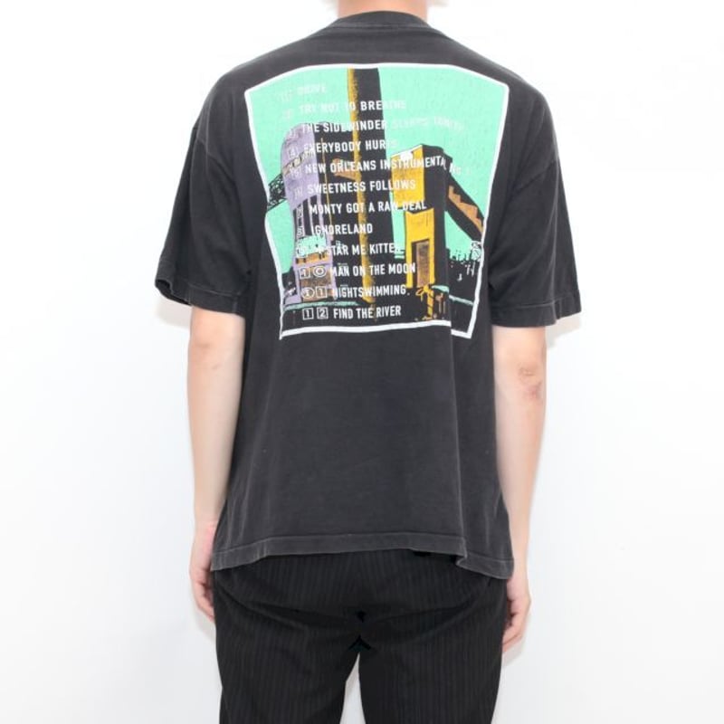 90's R.E.M 95年ツアーTシャツ　バンドTシャツ 90s R.E.M. 『1995 MONSTER TOUR』 Tシャツ【XL】REM アール