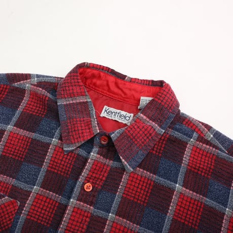Plaid Print Flannel Shirt
