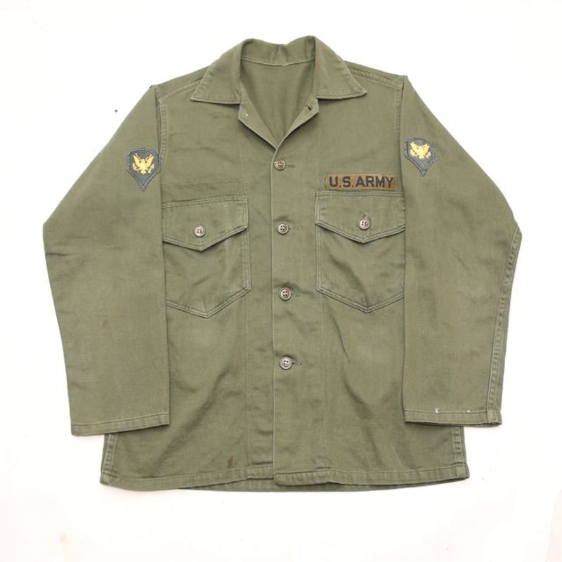60s US.ARMY OG107 Utility Shirt 3rd Model | Strato