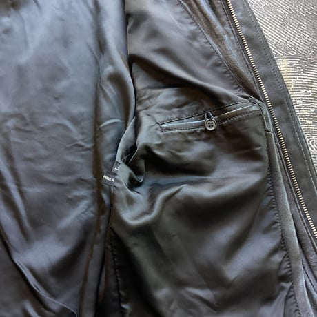Flight Leather Jacket Black