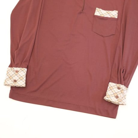 70's Kmart Pullover Polyester L/S Shirt