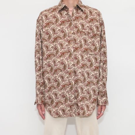 80's BANANA REPUBLIC Paisley Shirt