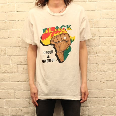 ブラックパワーTシャツ Vintage Black Power T-Shirt