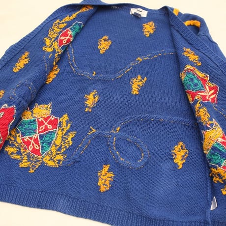 Hand Knitted Ramie × Cotton Knit Cardigan