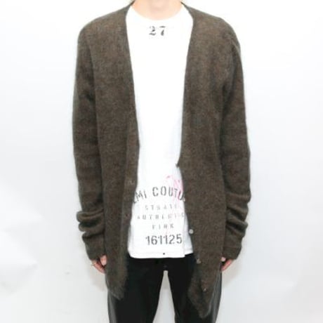 Mohair Blend Knit Cardigan