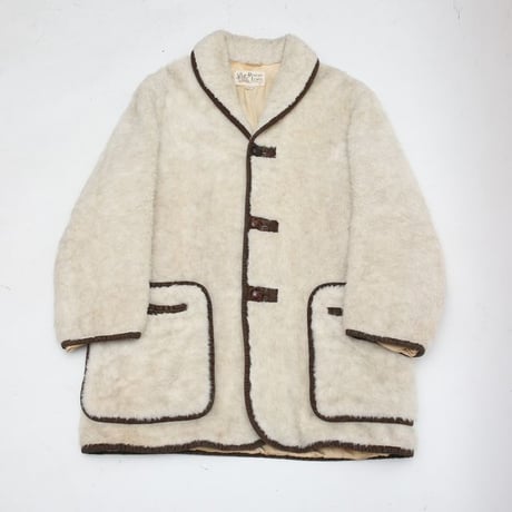60's ROBERT LEWIS Fake Fur Coat