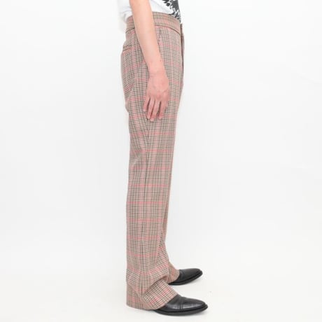 Gun Club Check Flared Slacks