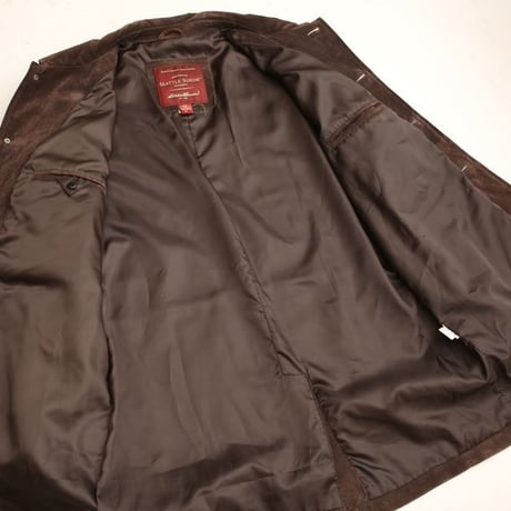 Eddie Bauer Suede Leather Coat