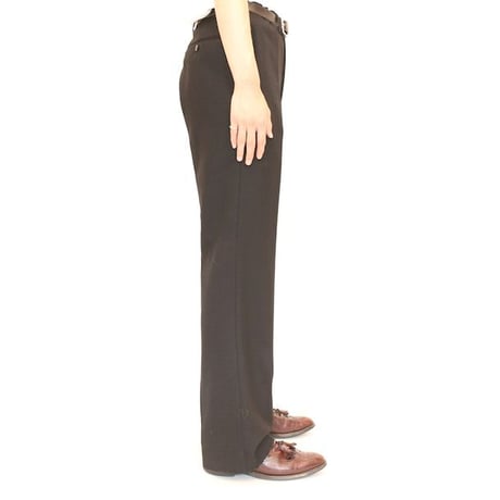 Euro Vintage Black Flared Trousers