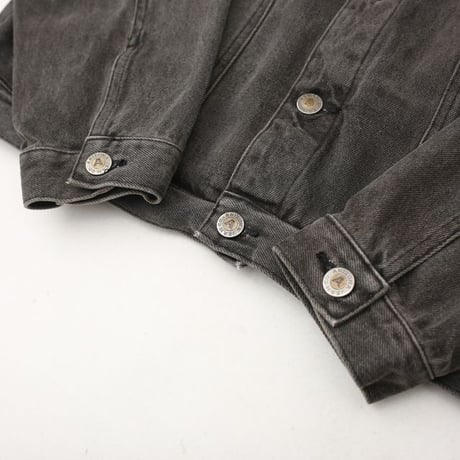 Black Denim Trucker Jacket