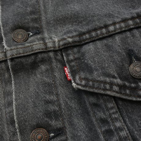 80's Levi's 70506-0259 Black Denim Jacket