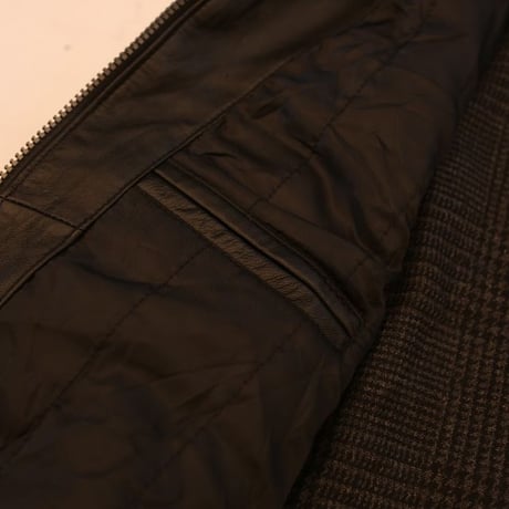 Perry Ellis Black Lambskin Jacket