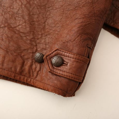 Brown Leather Jacket Wool Lining