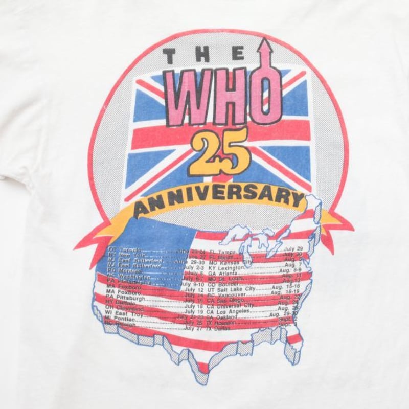 THE WHO 25th Anniversary T-Shirt | Strato