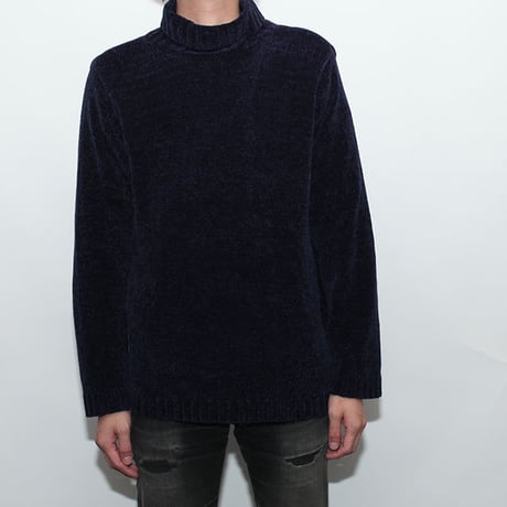 Velvet Turtle Neck Sweater