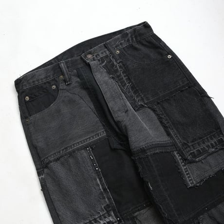 Levi's Patchwork Remake Black Denim Pants