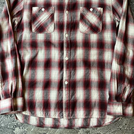 Five Brother Ombre Plaid Cotton Flannel Shirt