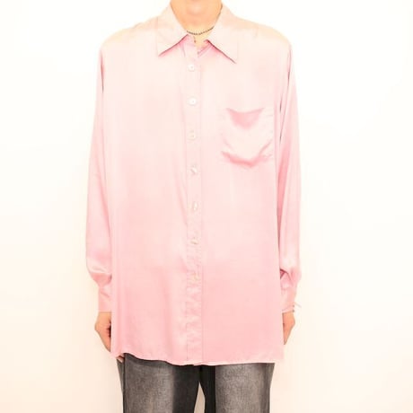 Plain Silk L/S Shirt