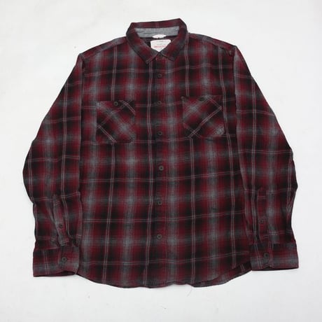 Ombre Check Flannel Shirt
