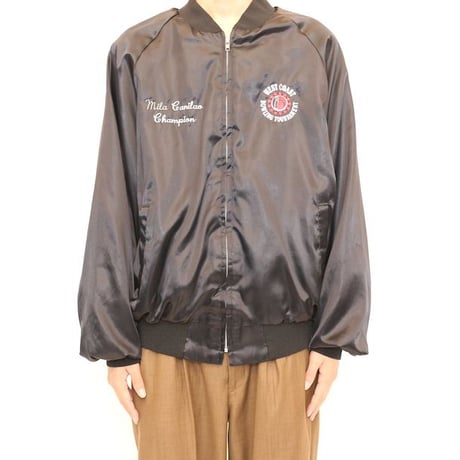 Nylon Bomber Jacket Loose Silhouette