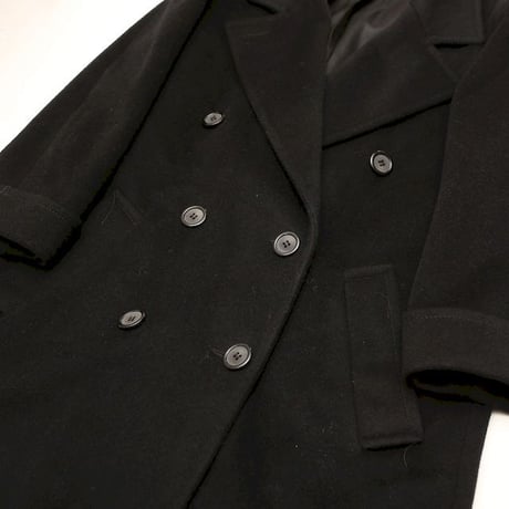 Double Breasted Wool Long Coat
